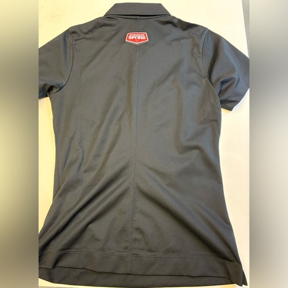 NWT Nike Golf Dri-Fit Short Sleeve collared Black button up women's size Small - Picture 12 of 15